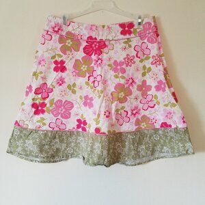 Sonoma Floral skirt sz M